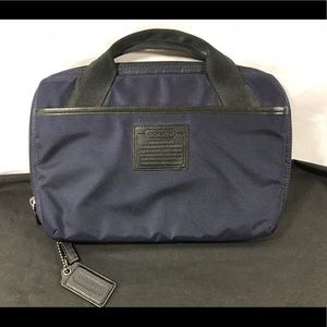 Coach Fabric Leather Mini Briefcase Messenger Bag